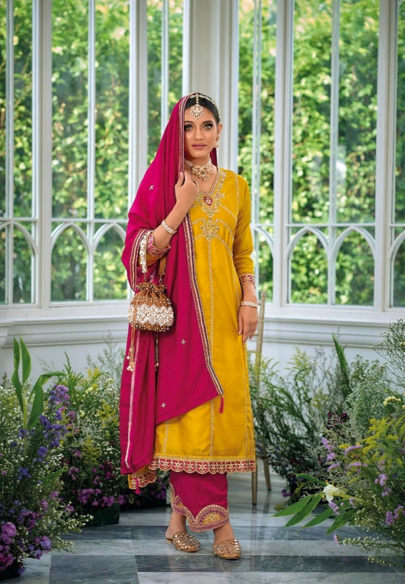 Mirha Zaveri 1227-1230 Series Latest Fancy Pakistani Readymade Salwar Kameez Dno.1229