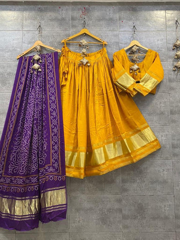 Beautiful Designer Gajji Silk Viscose Print Lehenga Choli