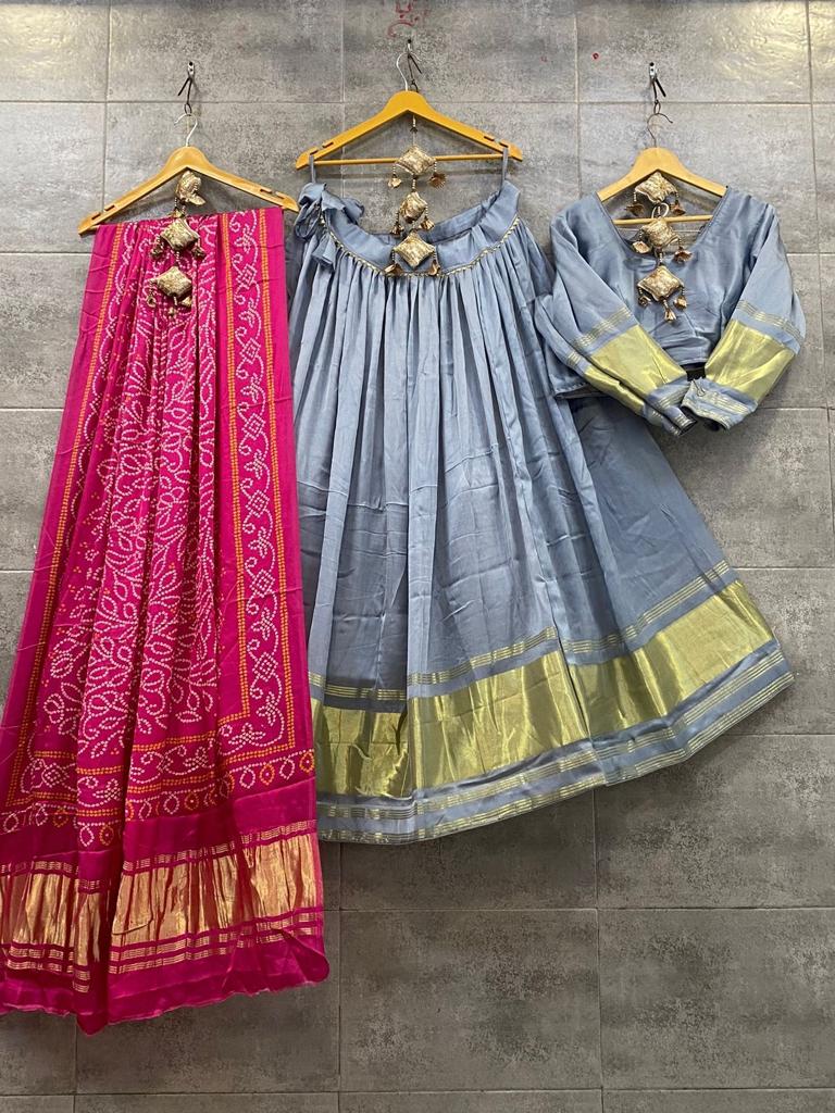 Beautiful Designer Gajji Silk Viscose Print Lehenga Choli