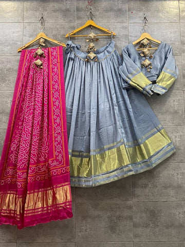 Beautiful Designer Gajji Silk Viscose Print Lehenga Choli