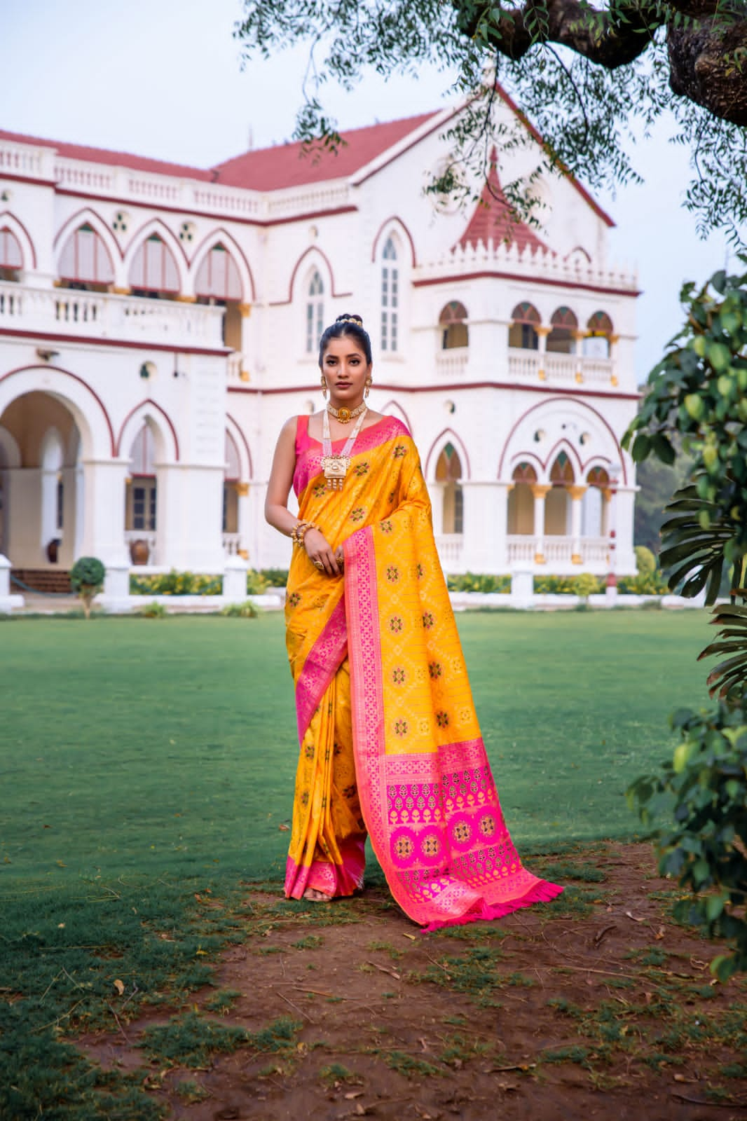 Beautiful Designer Banarasi Soft Silk Patola Saree