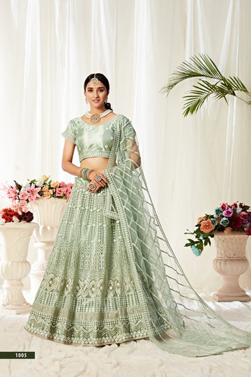 Designer Party Wear Look Heavy Lehenga Choli With Dupatta Agnilekha 1005