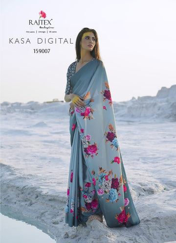 Rajtex Kasa Digital Ethnic Wear Silk Saree Collection 159007