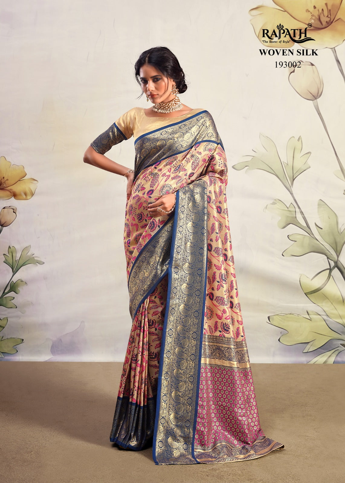 Rajpath Kaval Silk Series 193001-193006 Pure Dharamavaram Silk Saree