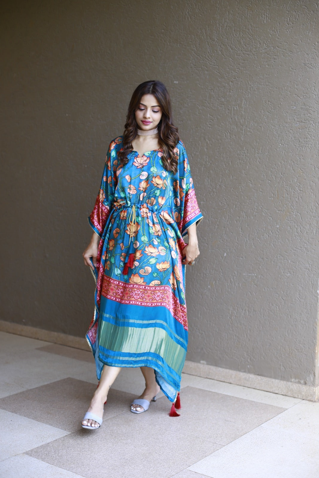 Gajji Silk Kaftan