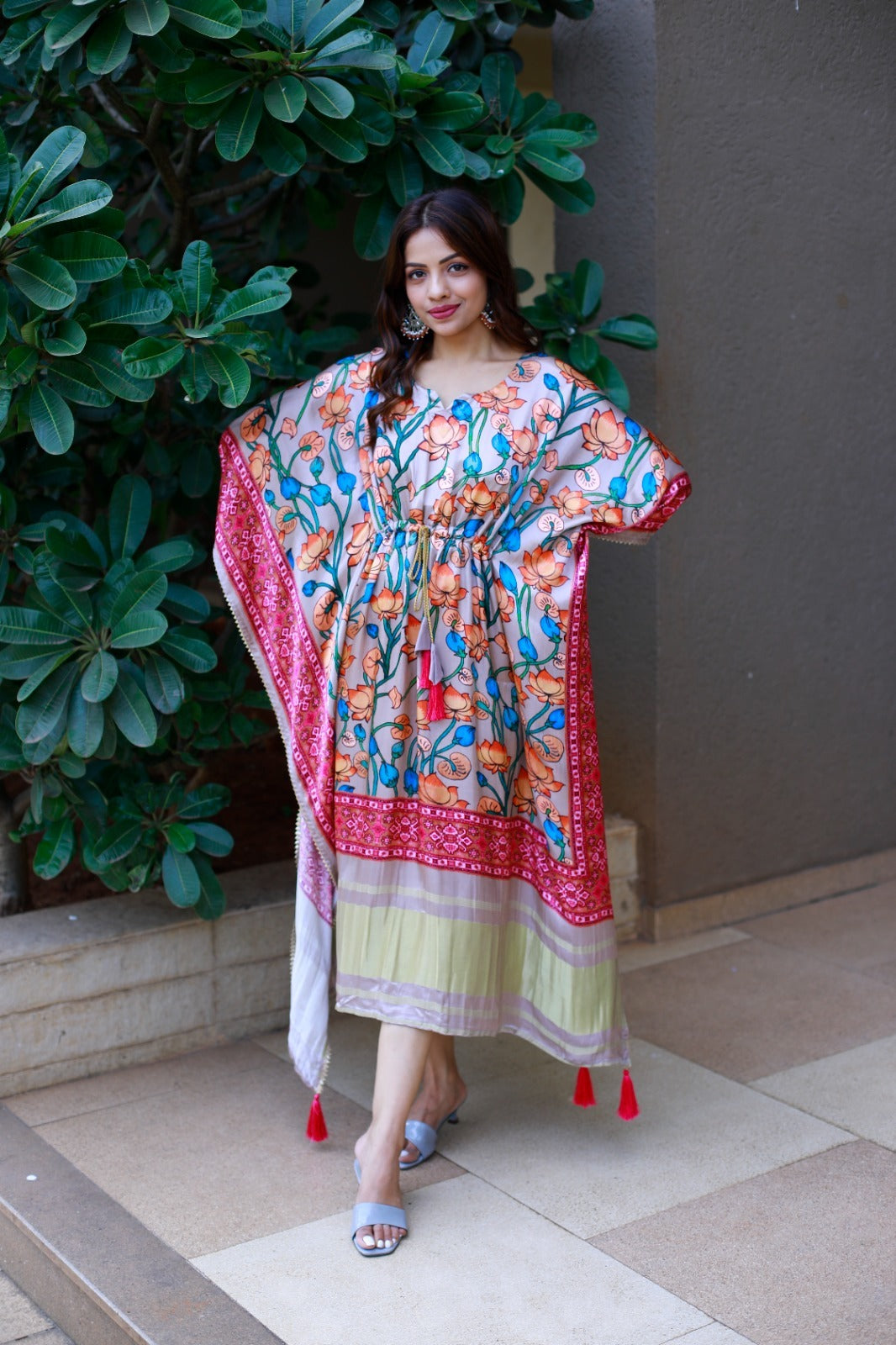 Gajji Silk Kaftan