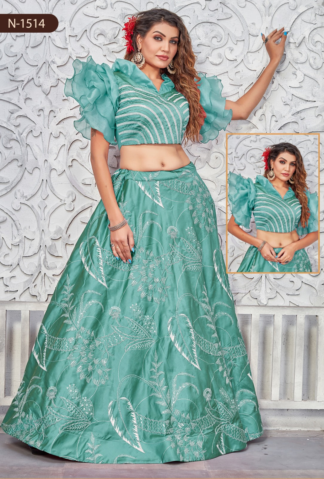 Beautiful Lehenga-Choli with superb embellishments. #Lehenga #traditional  #festival #handembroider… | Indian fashion dresses, Lehenga designs, Indian  gowns dresses