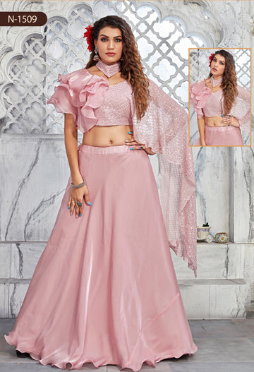 Beautiful occasion Designer Crop Top Lehenga Choli Nimaya Nina