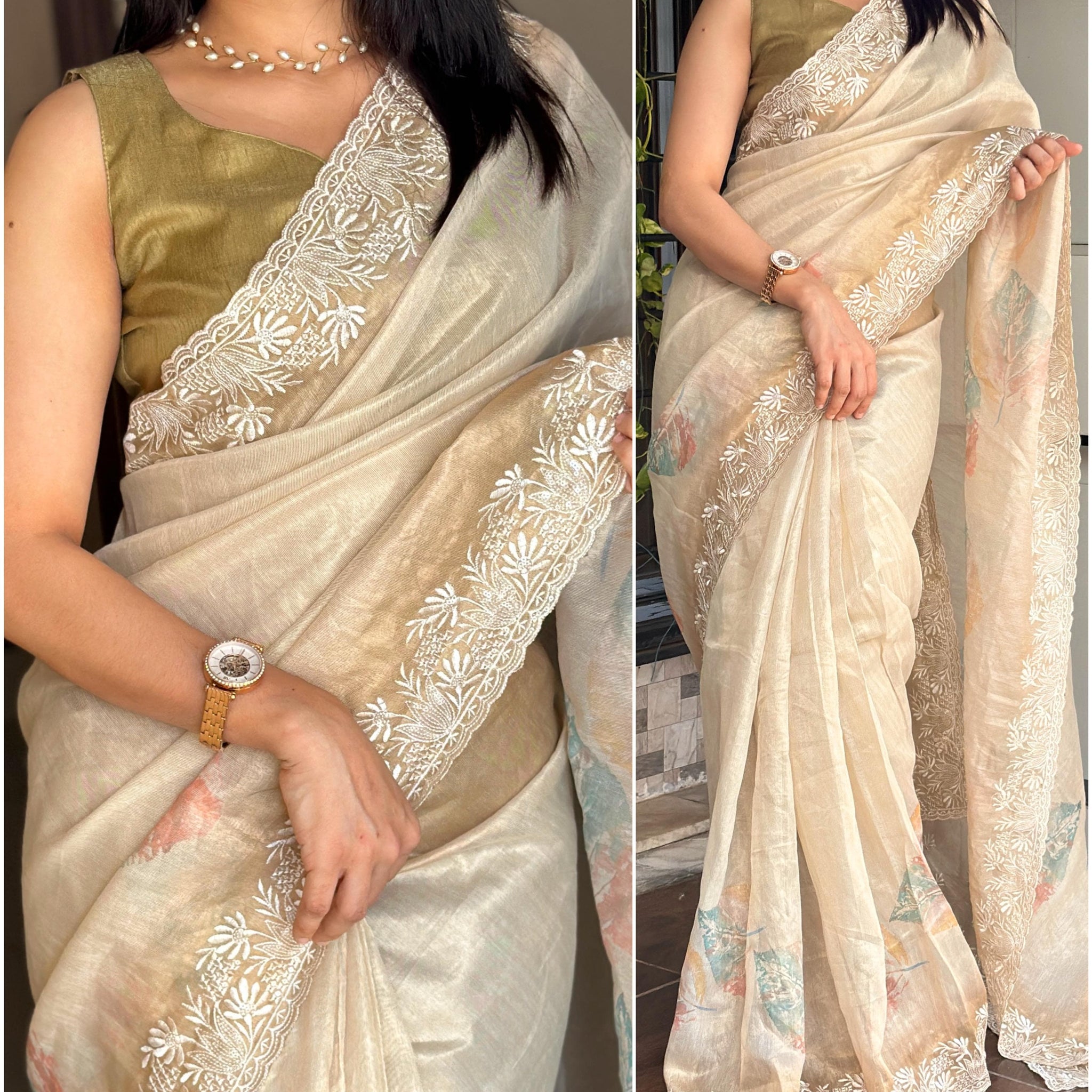 Beautiful Designer Pure Soft Organza Saree