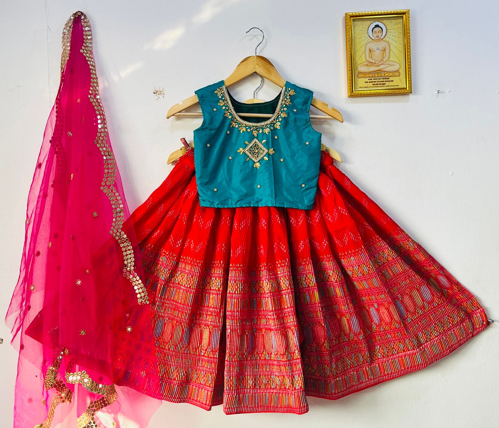 Kid's Beautiful Designer Soft Lehenga Choli