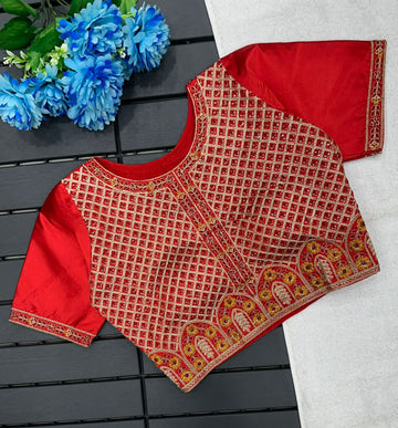 Beautiful Designer Havy Embrodiary Seqance work Blouse