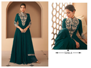 New Party Wear Readymade Begum 5246 Sahara Suit Collection