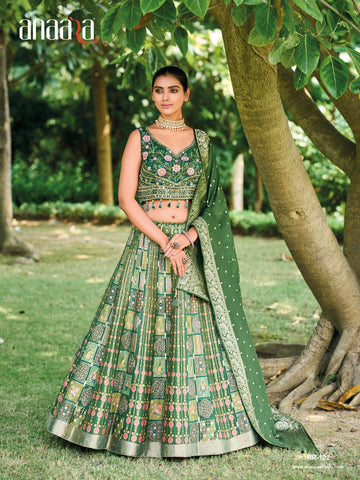 Anaara Tathastu Beautiful Designer Readymade Silk Lehenga Choli