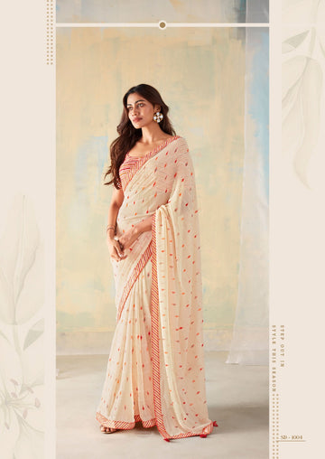 Beautiful Sr Brand Sadi Georgette Fancy Saree