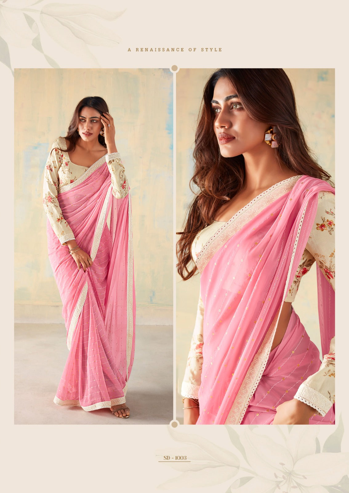 Beautiful Sr Brand Sadi Georgette Fancy Saree