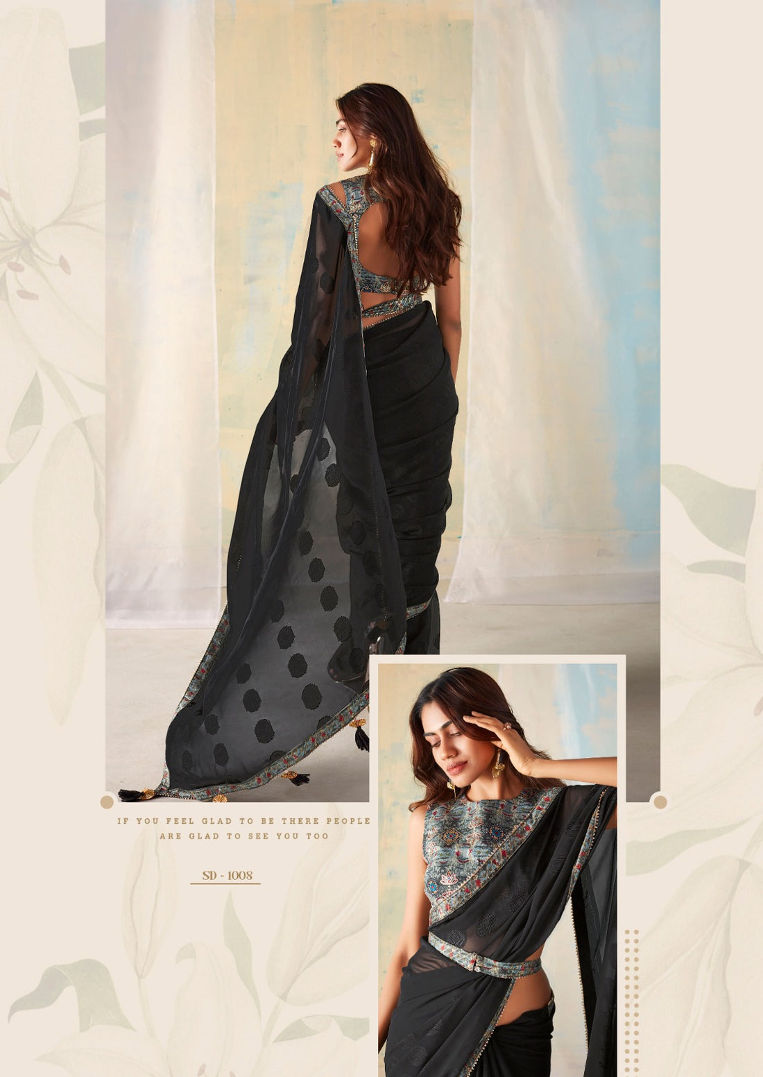 Beautiful Sr Brand Sadi Georgette Fancy Saree