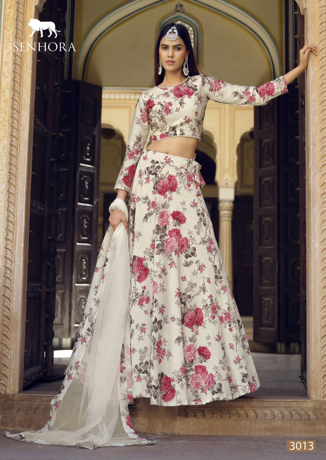 Senhora Titlee Floral Print Lehenga Choli 3013