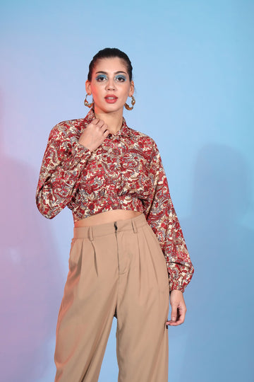 New Party Wear Exclusive Stitched Indo Western Top Collection