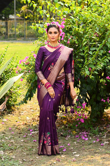 Beautiful Pure tussar Silk Saree