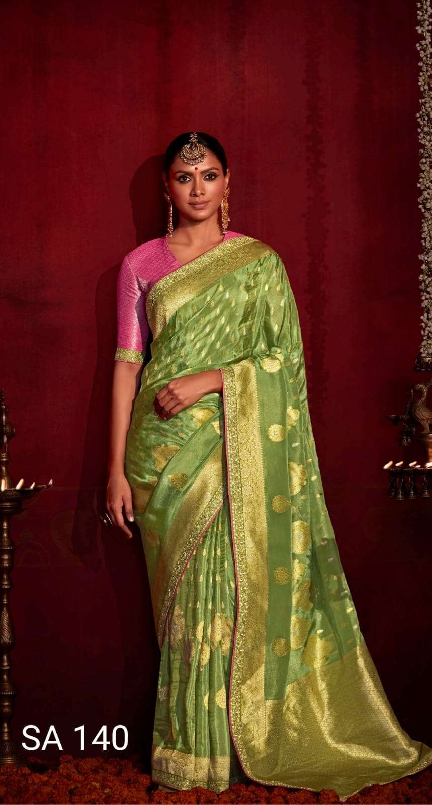 Kimora Sindhuri Ektara Khadi With Soft Ektara Silk Saree Collection SA 140