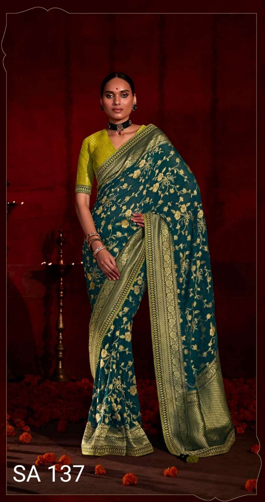 Kimora Sindhuri Ektara Khadi With Soft Ektara Silk Saree Collection SA 137