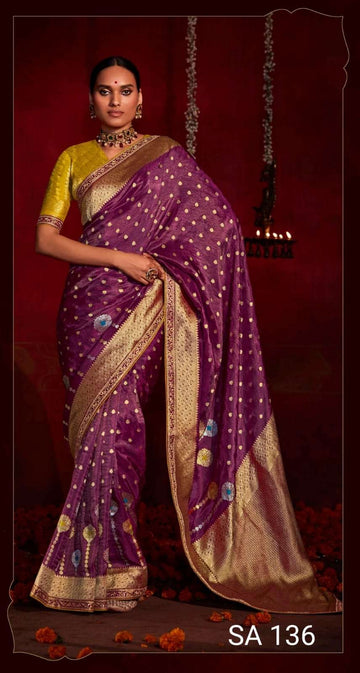 Kimora Sindhuri Ektara Khadi With Soft Ektara Silk Saree Collection SA 136