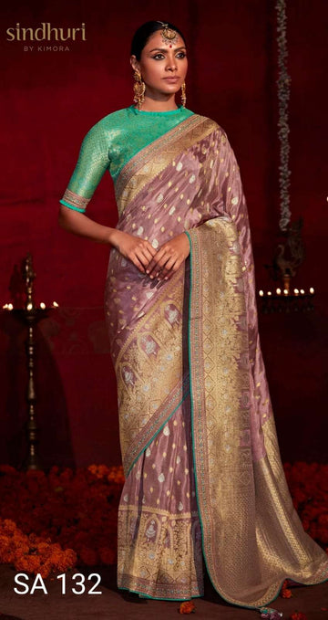 Kimora Sindhuri Ektara Khadi With Soft Ektara Silk Saree Collection SA 132