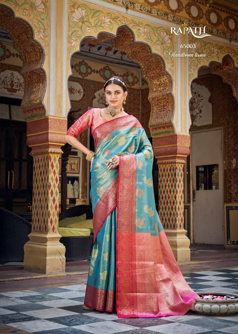 Avyuktha Handloom Tissue Designer Saree Collection