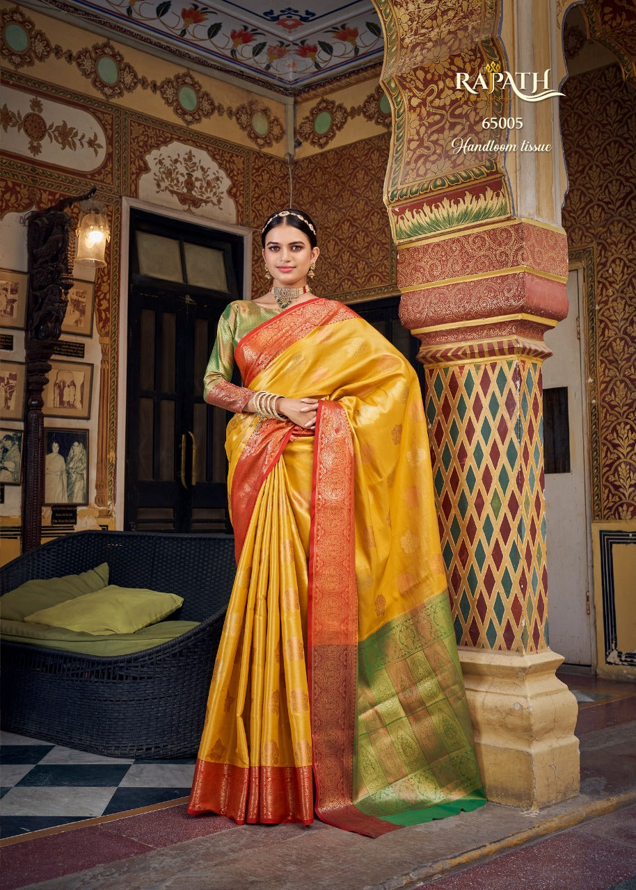 Avyuktha Handloom Tissue Designer Saree Collection