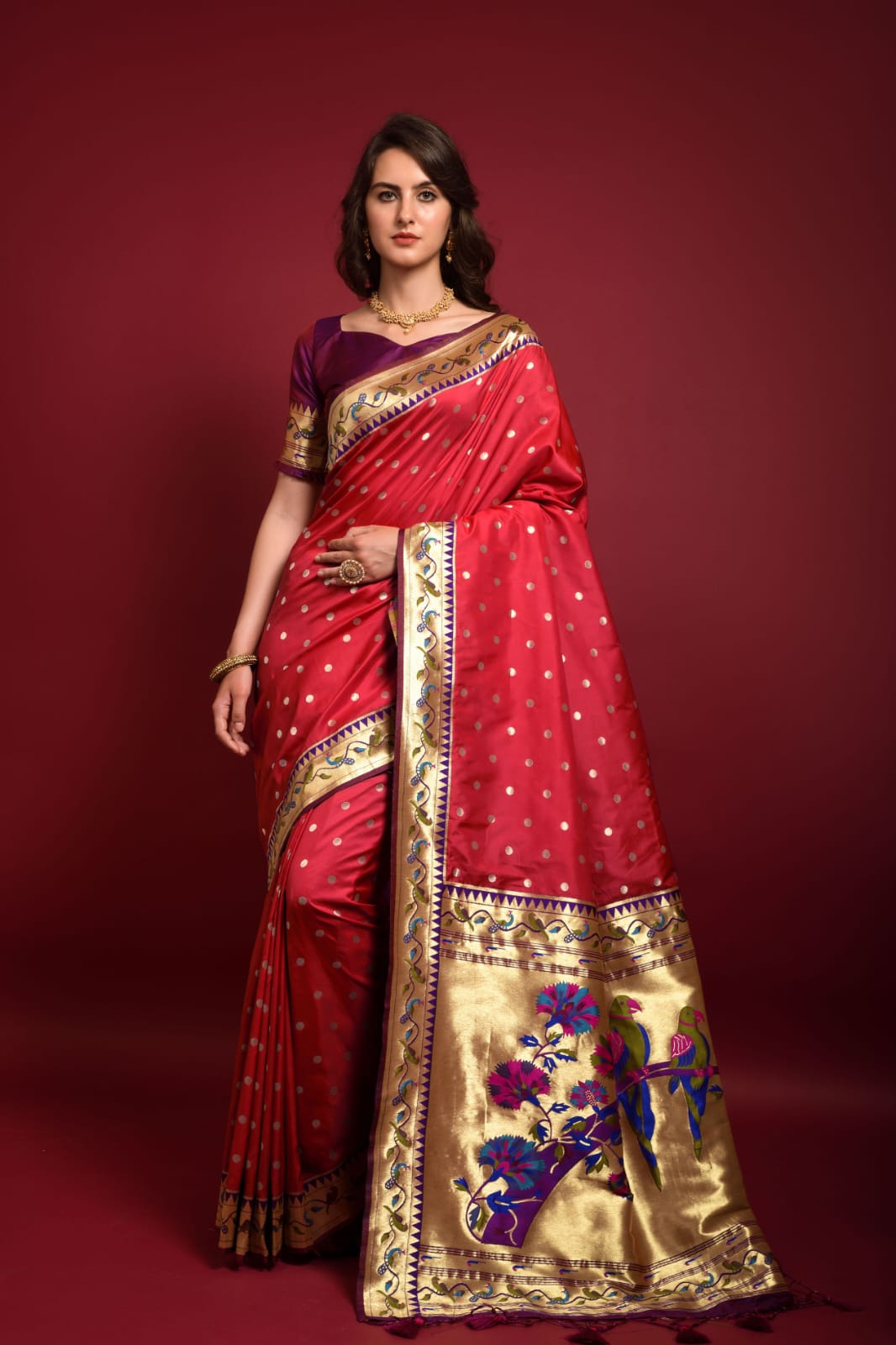 Party Wear Banarasi Soft Silk Paithani Saree