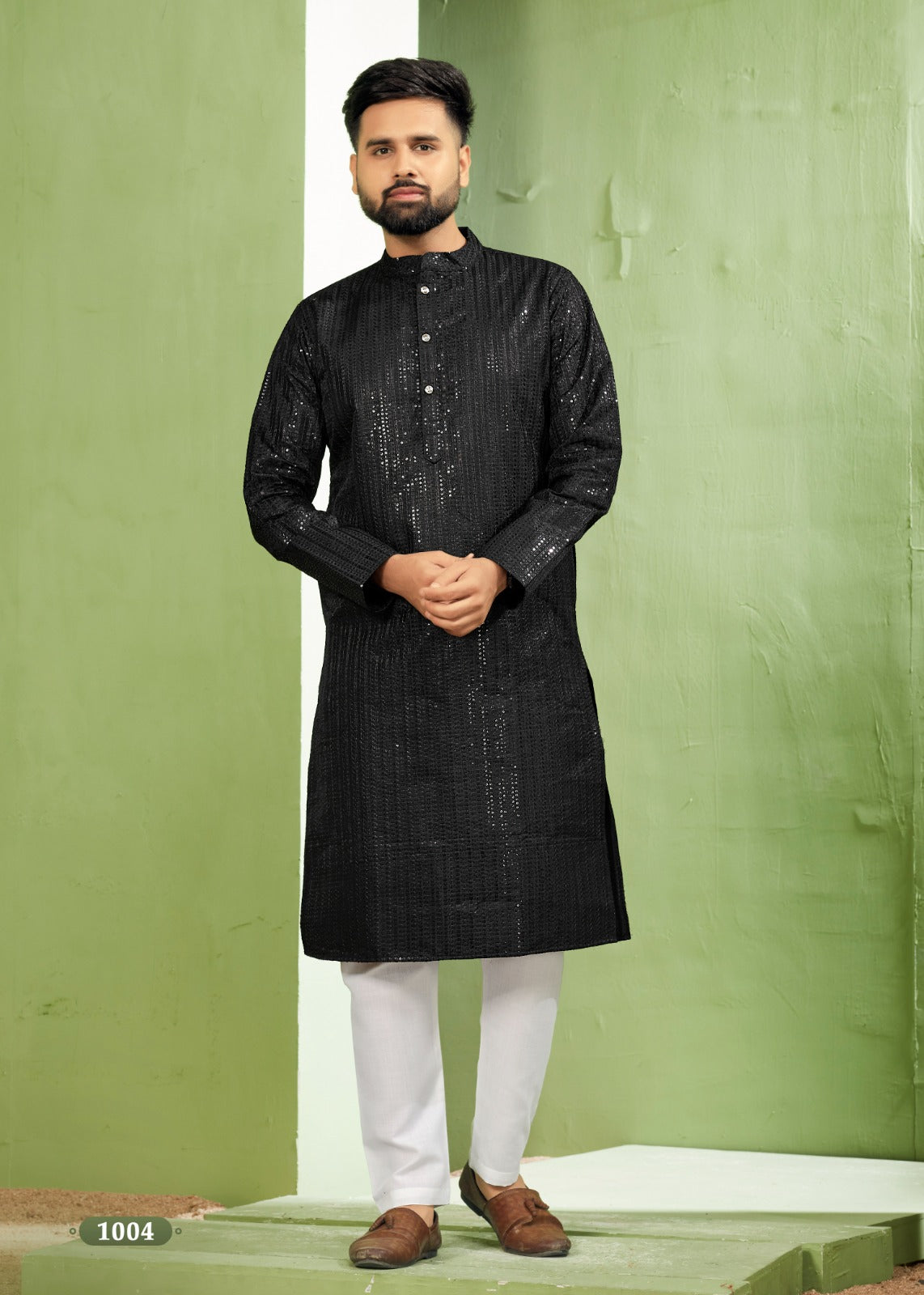 Party Wear Festival Kurta Pyjama Royal Men V-6