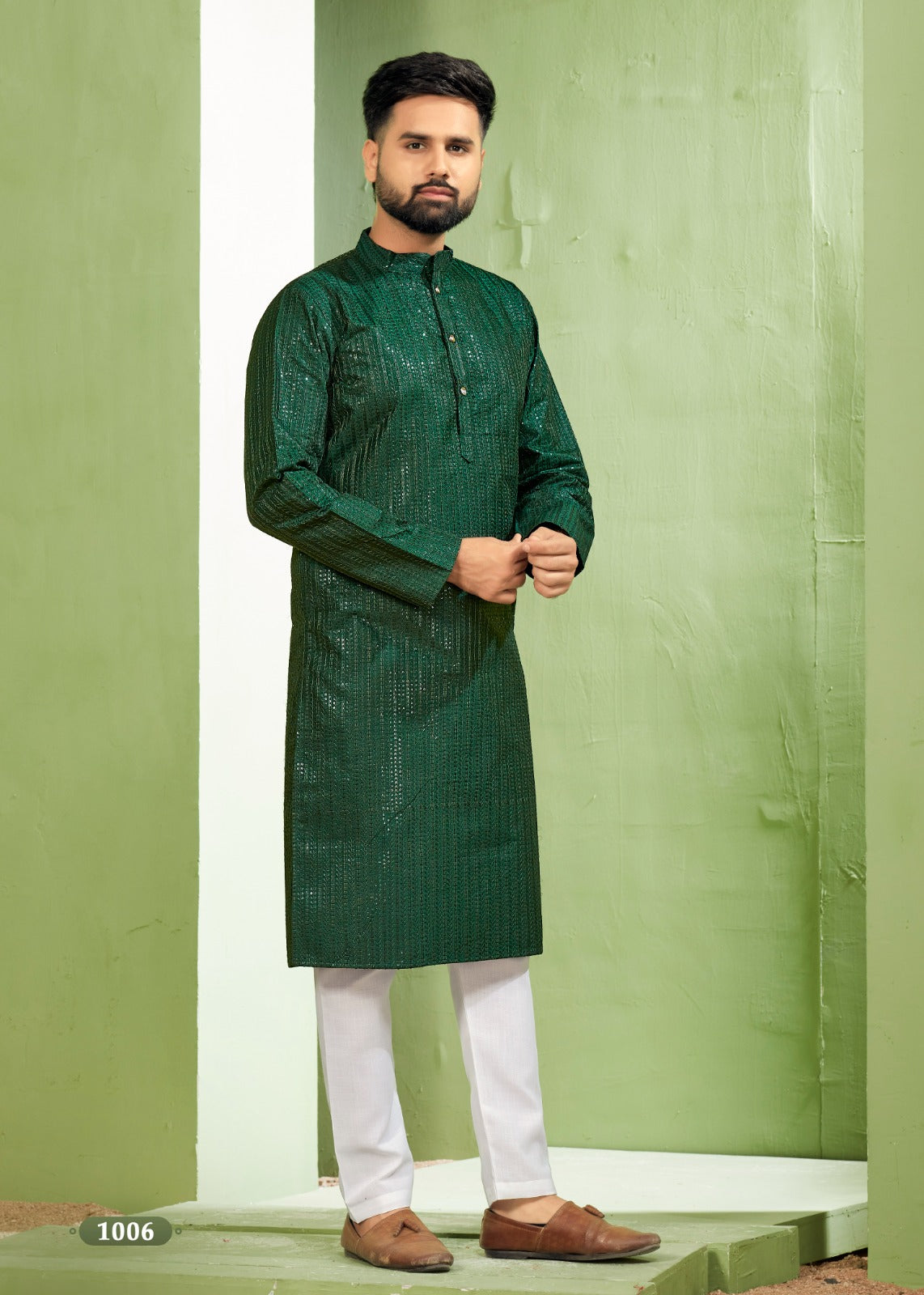 Party Wear Festival Kurta Pyjama Royal Men V-6