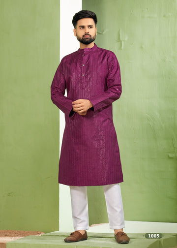 Party Wear Festival Kurta Pyjama Royal Men V-6