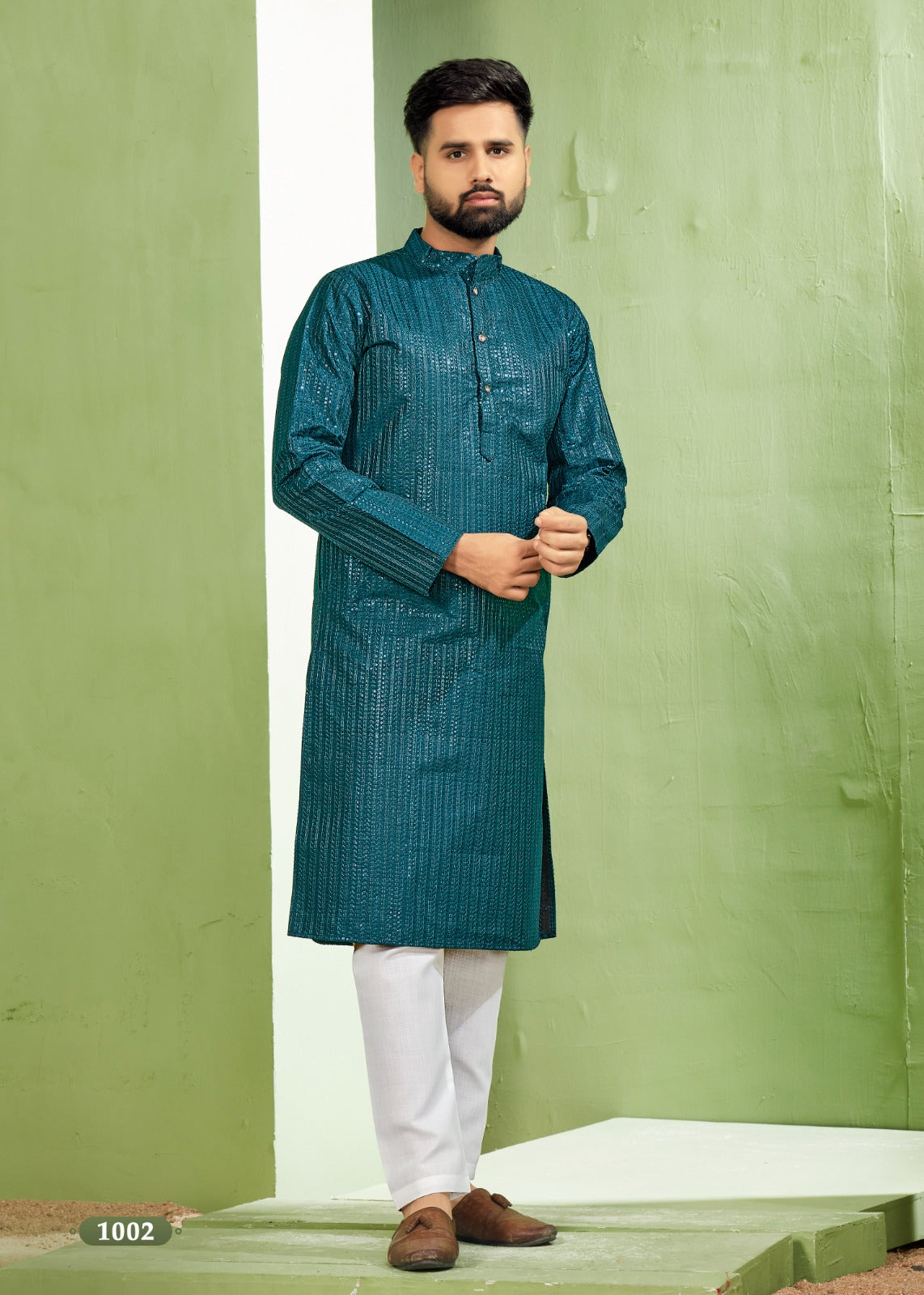 Party Wear Festival Kurta Pyjama Royal Men V-6