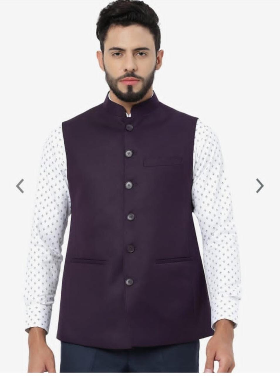Buy True Symbol Boys Nehru Jacket Blazer/Waist Coat Sleeveless Modi Jacket  For Boys (Russet Brown) Chest 26 at Amazon.in