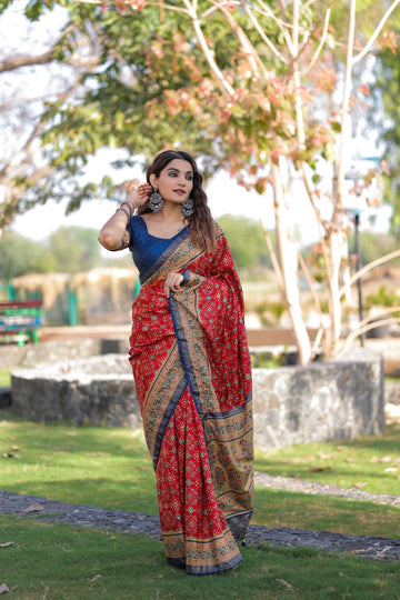 Beautiful Designer Dola Silk Saree