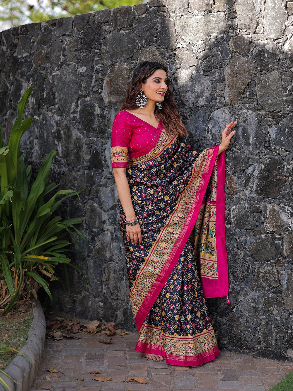 Beautiful Designer Dola Silk Saree