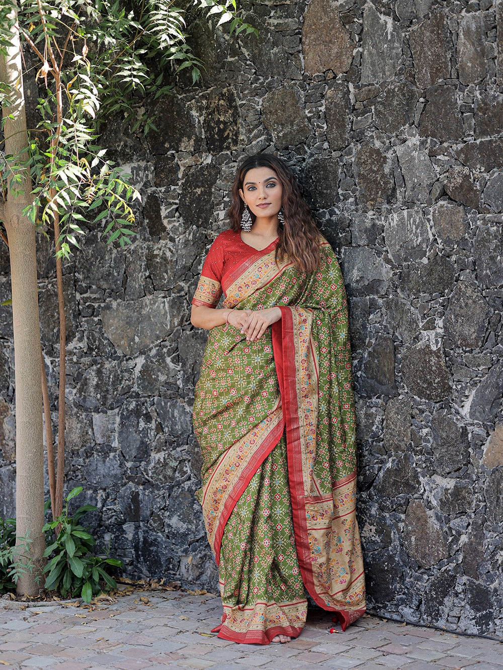 Beautiful Designer Dola Silk Saree