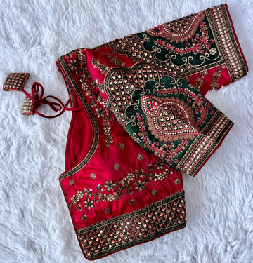 Beautiful Designer Rajwadi Wedding Blouse