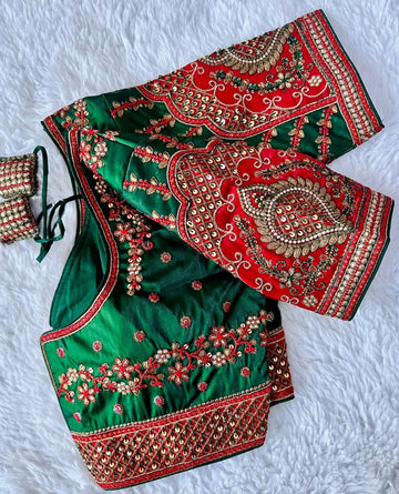 Beautiful Designer Rajwadi Wedding Blouse