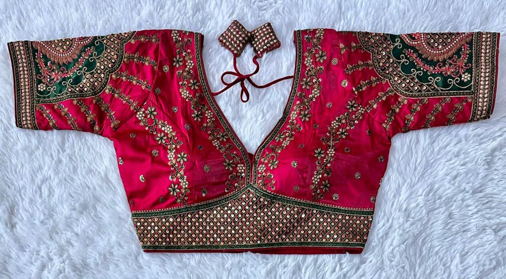 Beautiful Designer Rajwadi Wedding Blouse