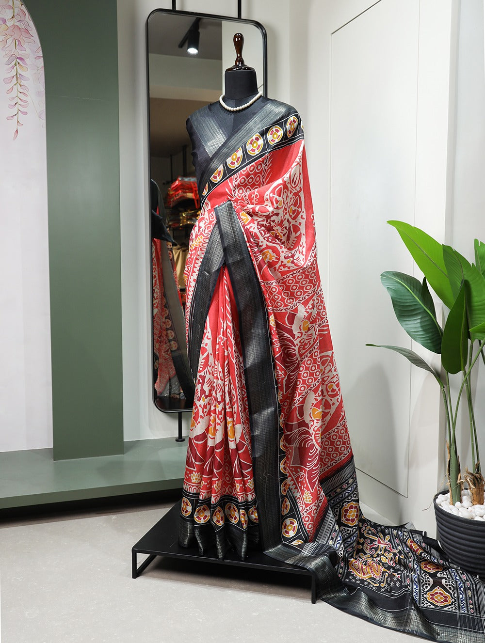 Beautiful Designer Dola Silk Saree