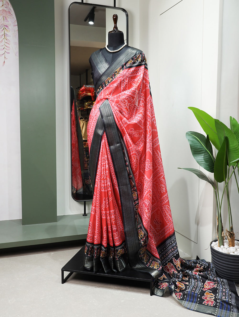 Beautiful Designer Dola Silk Saree