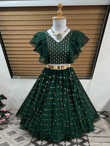 Designer Party Wear Kids Lehenga Choli