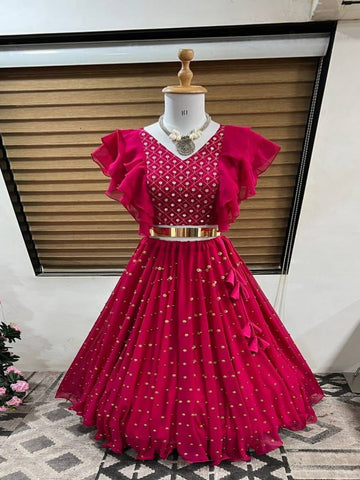 Designer Party Wear Kids Lehenga Choli