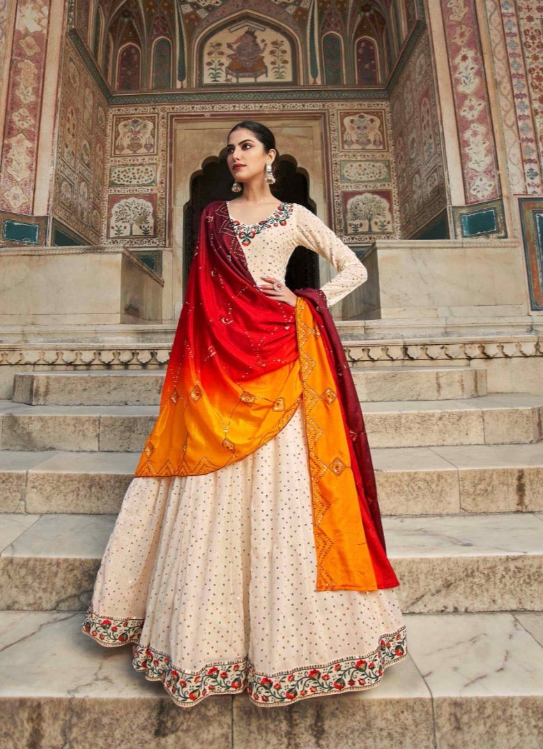 Flory Vol 30 Series 4861-4864 Fancy Anarkali Gown With Dupatta