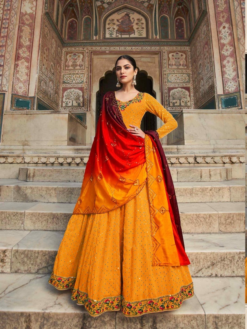 Flory Vol 30 Series 4861-4864 Fancy Anarkali Gown With Dupatta