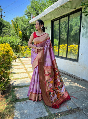 Beautiful Designer Gauri Pure Soft Paithani silk saree