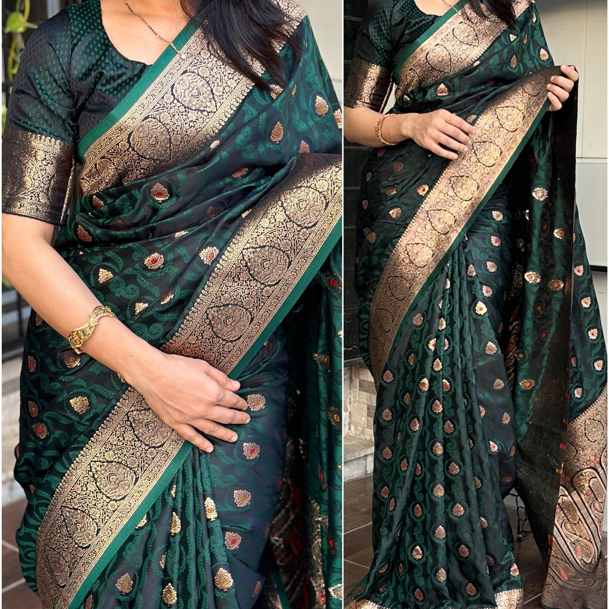 Beautiful Designer Prakruti Pure Satin Silk Saree