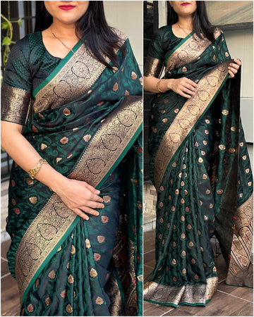 Beautiful Designer Prakruti Pure Satin Silk Saree